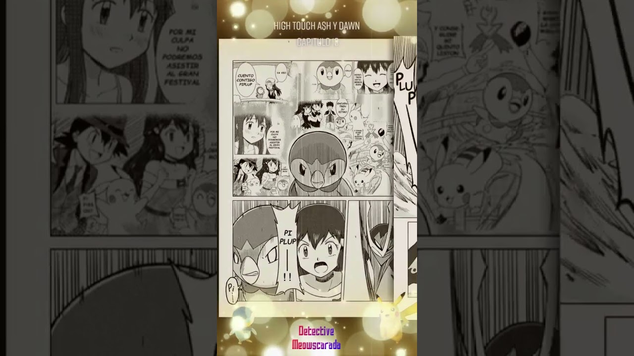 POKÉMON DIAMANTE Y PERLA  HIGH TOUCH ASH Y  DAWN MANGA PARTE 13 🎀⚡