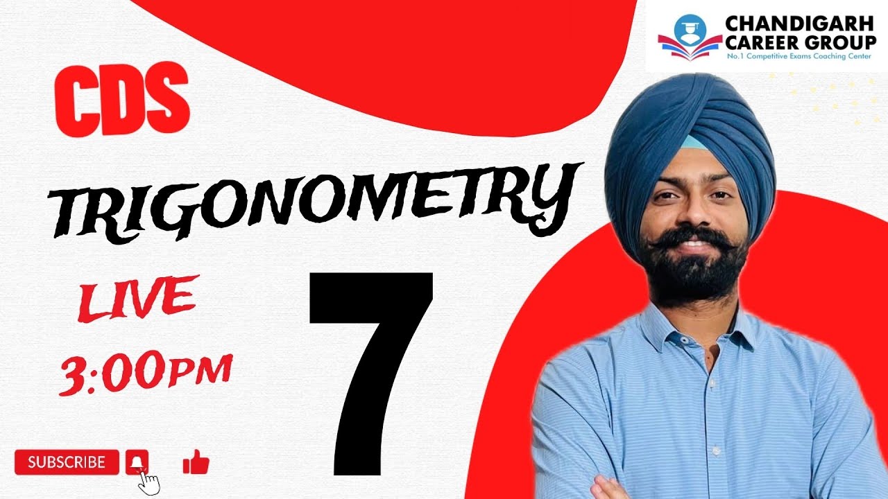 TRIGONOMETRY class 7 for CDS by Sandeep Brar