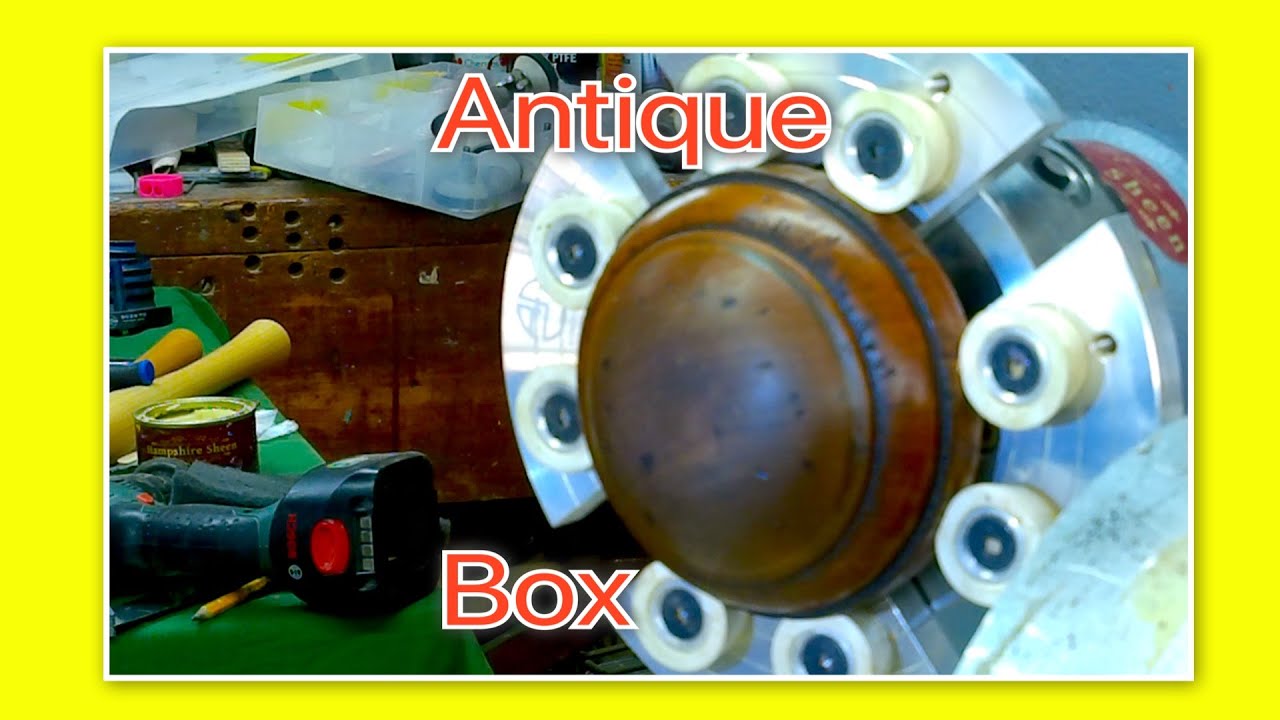 Woodturning | Upcycle | Table Leg to Antique Mahogany Box 😧