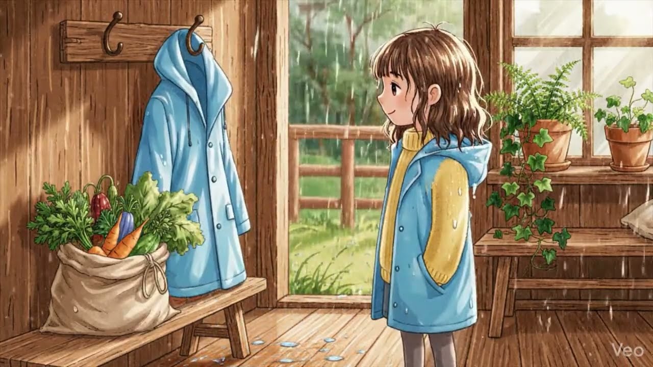 A Peaceful & Rainy Day ☔️🍪| Ghibli-Inspired Cozy Life