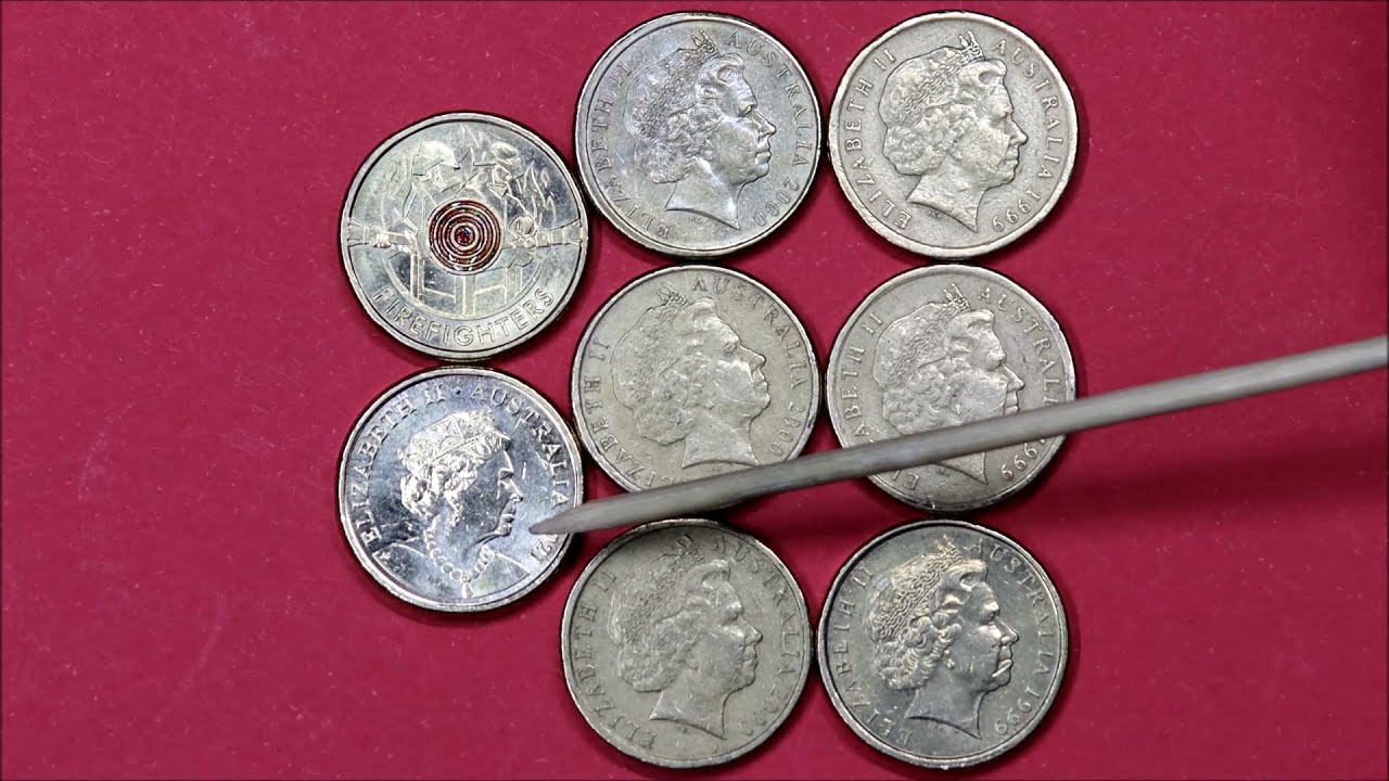 2006 $1 Spew Roo CUD & Rabbit Ears & more Australian $2 & $1 -: Howards' Coin Video