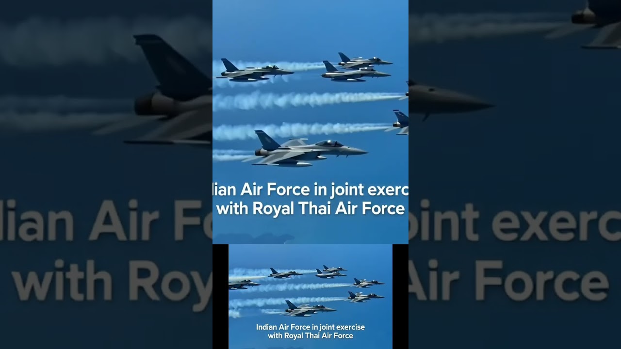 Indian Airforce conducted joint exercise with Royal Thai Airforce #pravasibharatiya #defenceadvisor