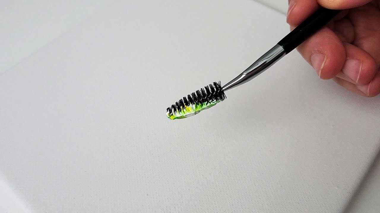 Как нарисовать ячмень /Рисовать кисточкой для макияжа