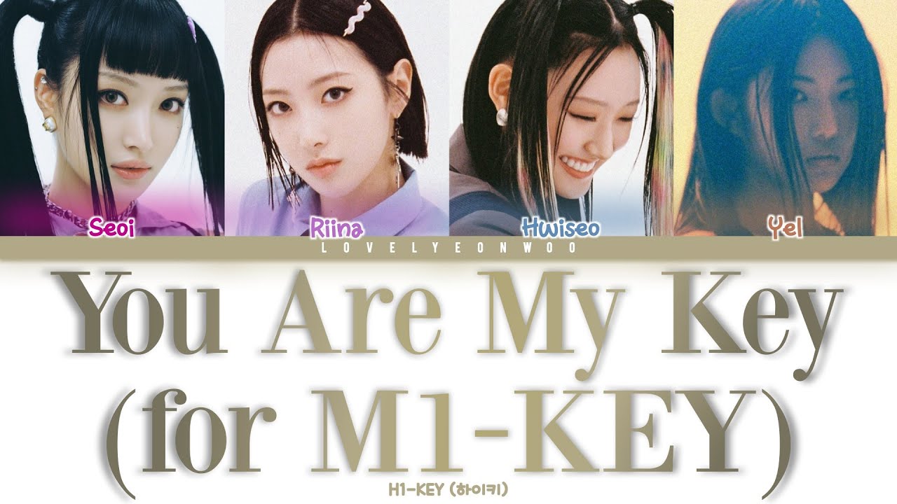 H1-KEY (하이키) – You Are My Key (for M1-KEY) Lyrics (Color Coded Han/Rom/Eng)