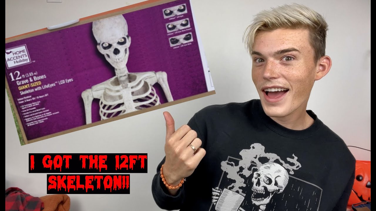 I GOT THE 12FT SKELETON! Story Time - Assembly - Review