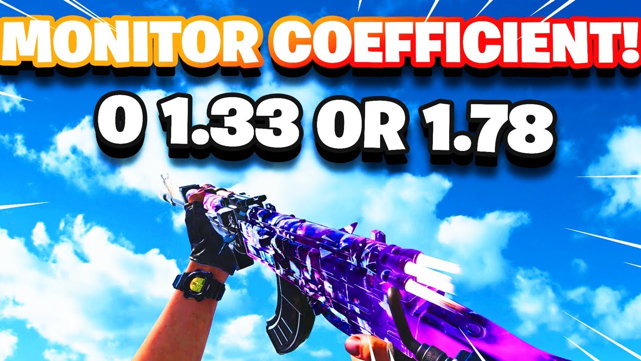 What Monitor Coefficient should you use?