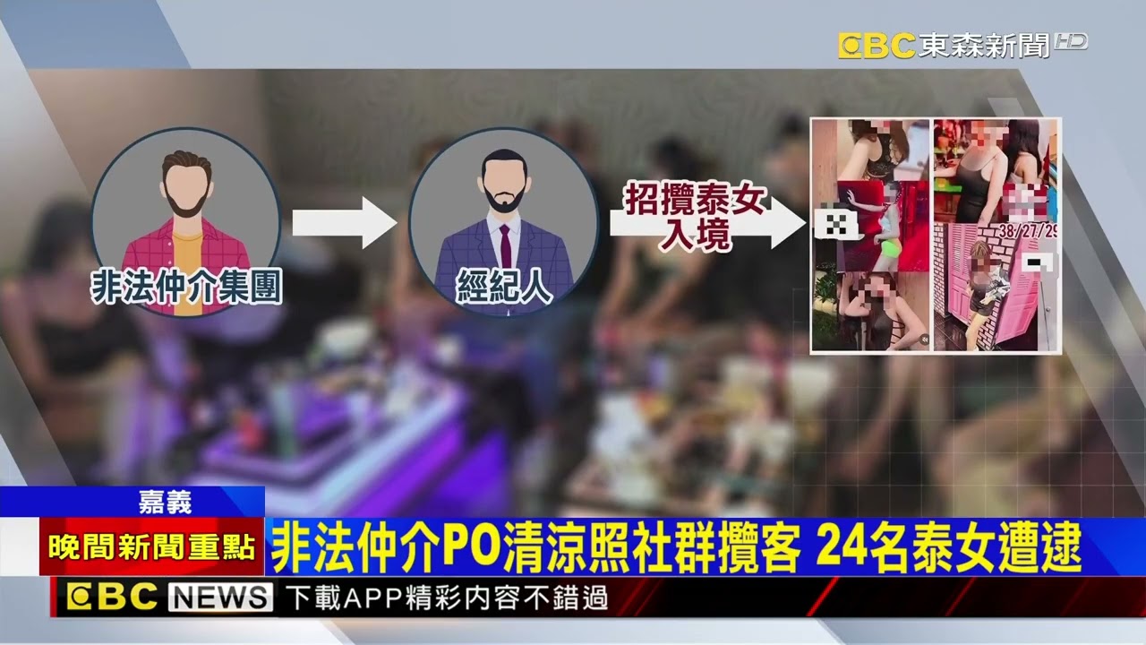 免簽入台「泰」賺錢！ 專勤隊破24名泰女脫衣陪酒@newsebc