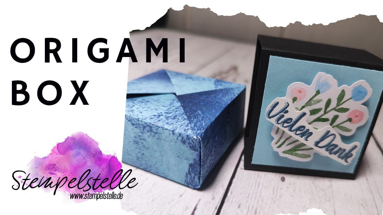 Origamibox mit Hülle