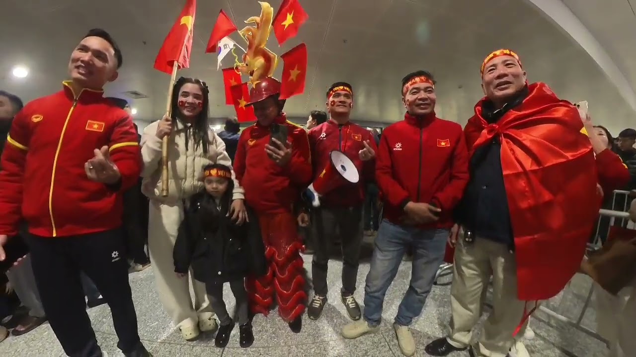 1.2: ĐÓN ĐỘI TUYỂN NAM U23 VIỆT NAM THAM GIA GIẢI CHÂU Á VỀ SÂN BAY NỘI BÀI 19h45 NGÀY 24.1.2026