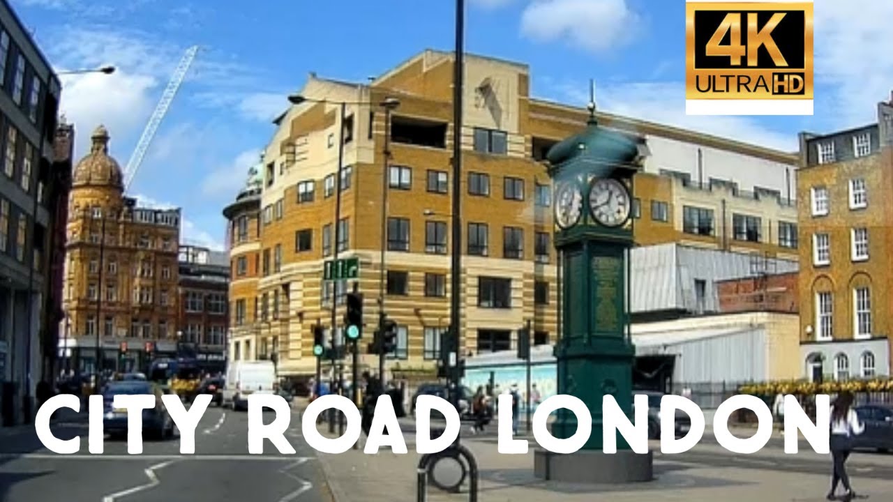 City Road London in Islington.