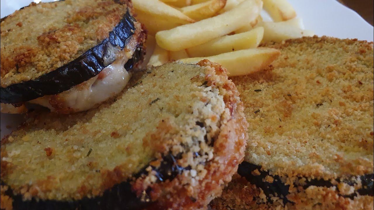 COTOLETTE DI MELANZANE RIPIENE FRIGGITRICE AD ARIA