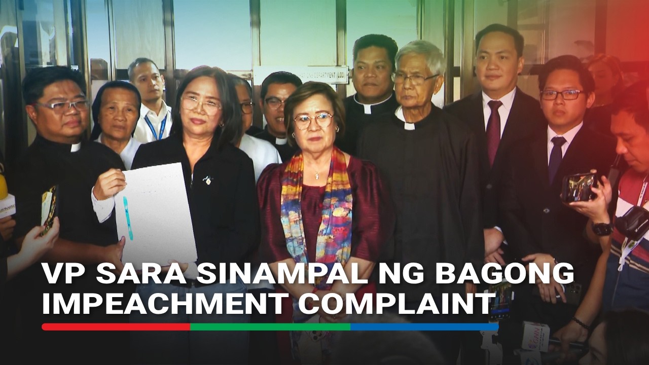 'Here we go again': 3rd impeachment complaint filed vs Sara Duterte