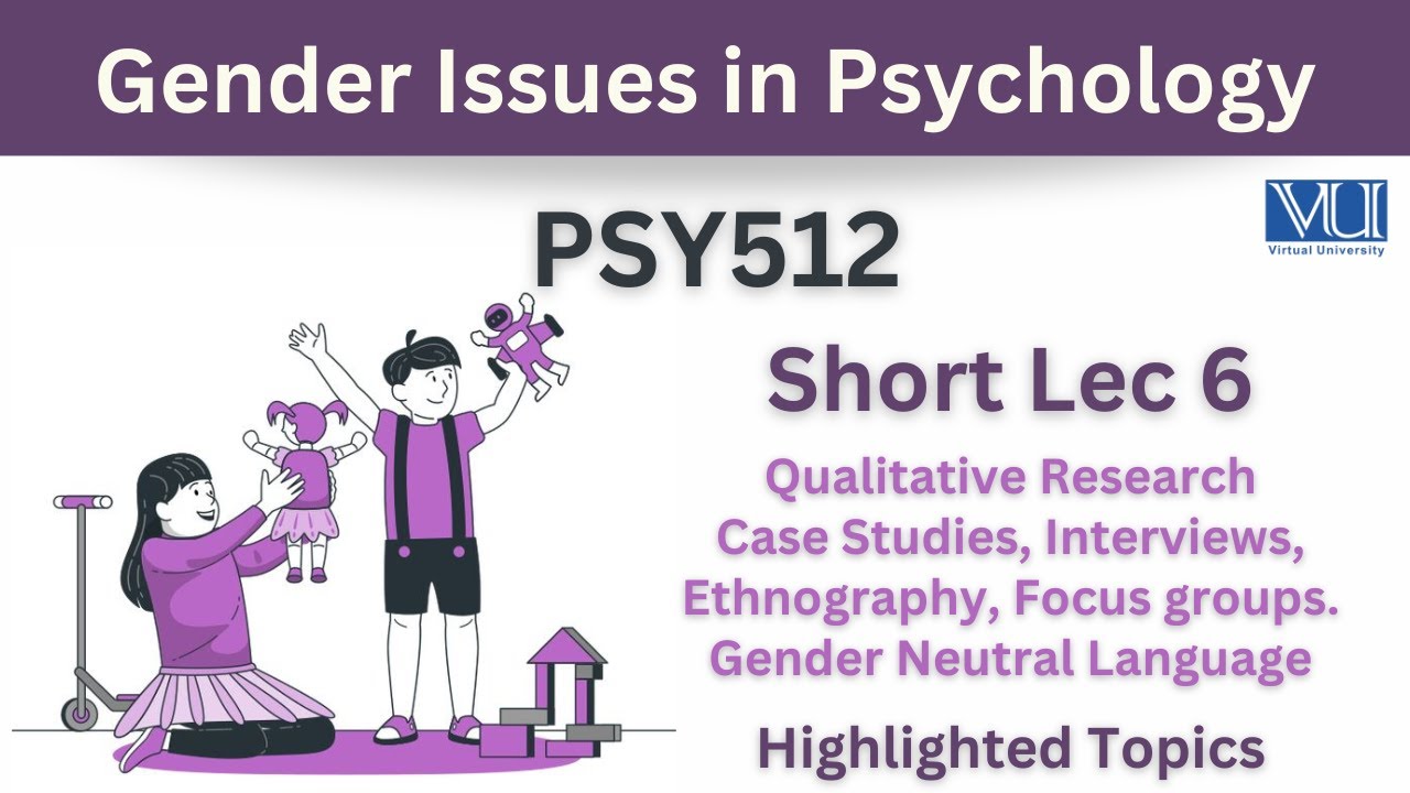 PSY512 Short Lecture 6_Qualitative Research_Case Study_Focus Groups_Interviews_Ethnography