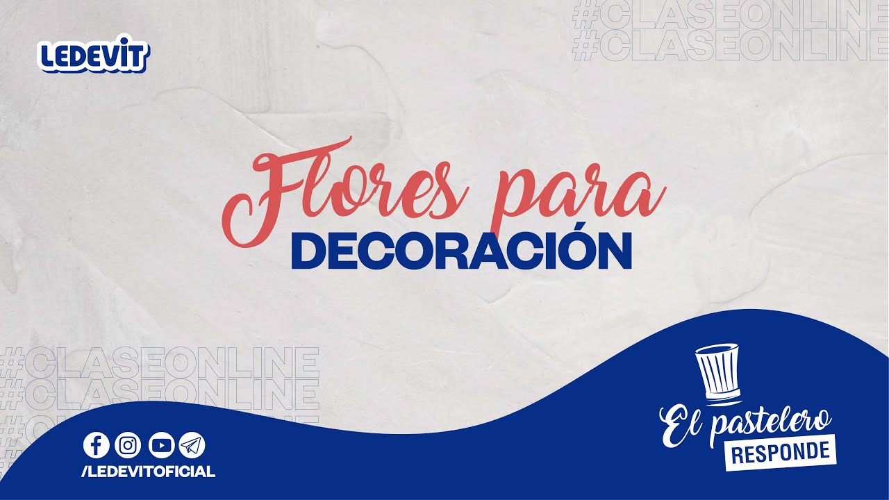 Flores con crema para decoración de tortas