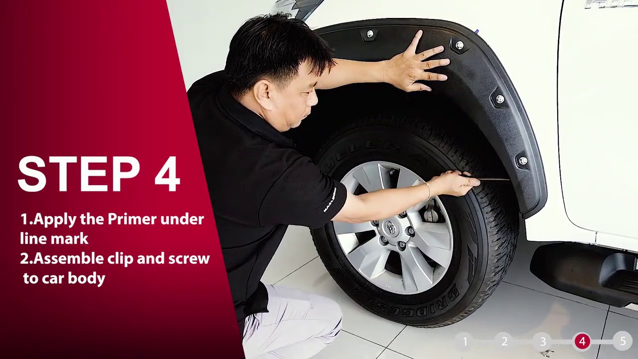 Fender Flares For Toyota Hilux Double Cab 2015-2019