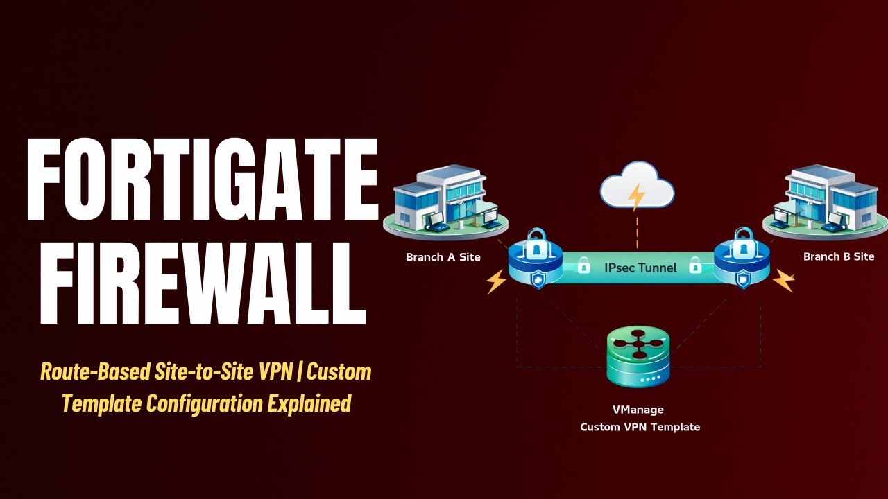 Route-Based Site-to-Site VPN | Custom Template Configuration Explained
