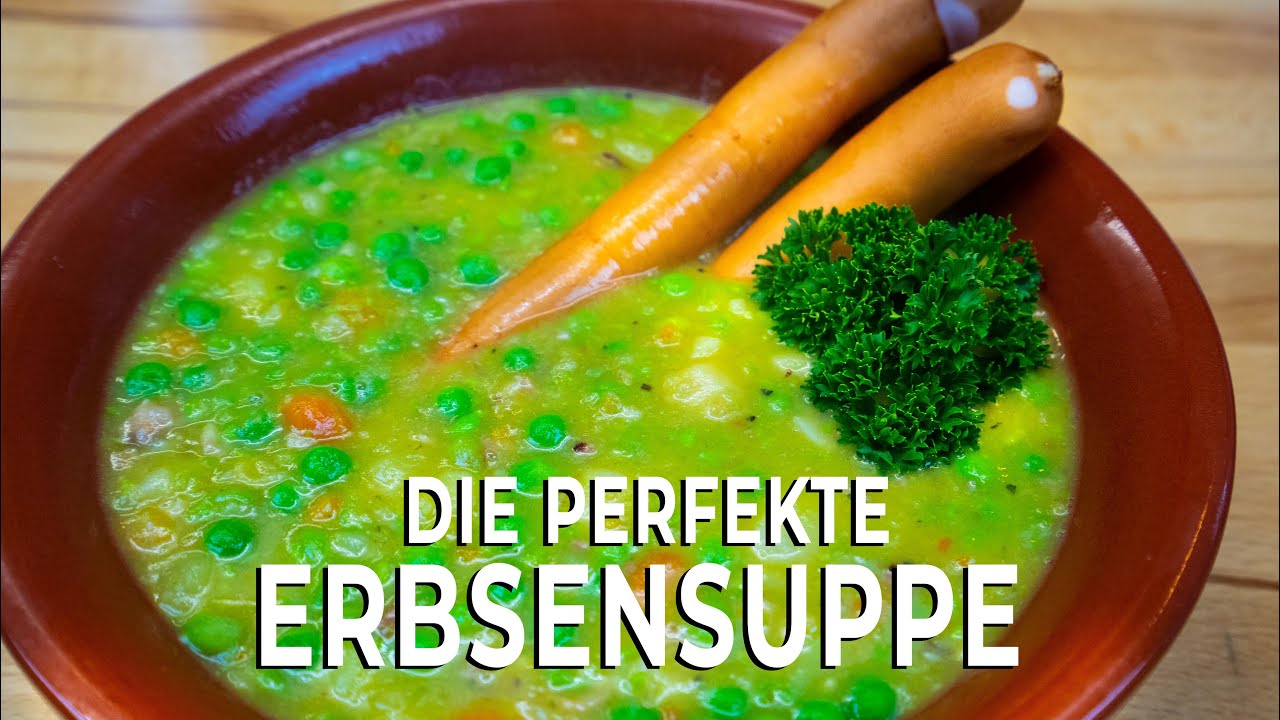 Schnelle und einfache Erbsensuppe mit Speck & Würstchen | TÜR 9 Adventskalender | #24xmas