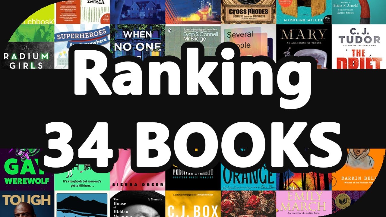 Ranking all of the books I read in 2024! 🍟