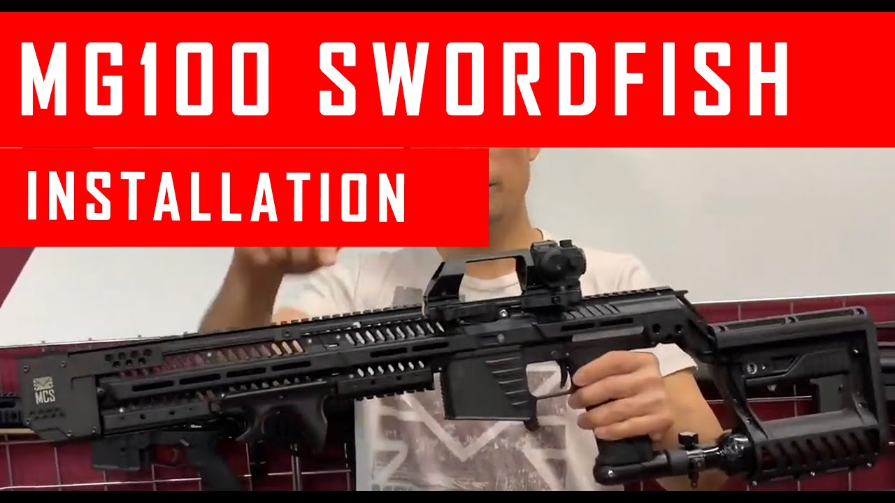 MG100 Swordfish Rail Installation