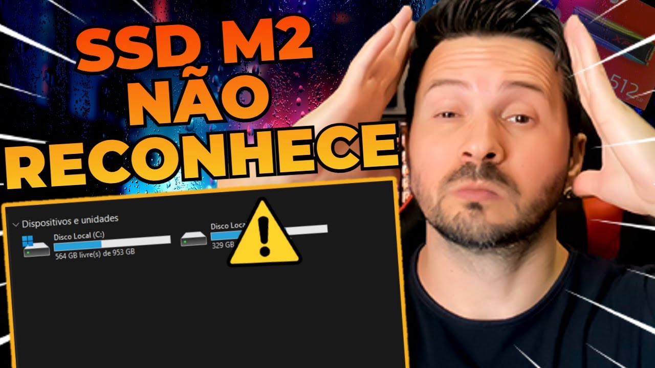 SSD  M2 Não reconhece no Windows -  Não Aparece no meu computador
