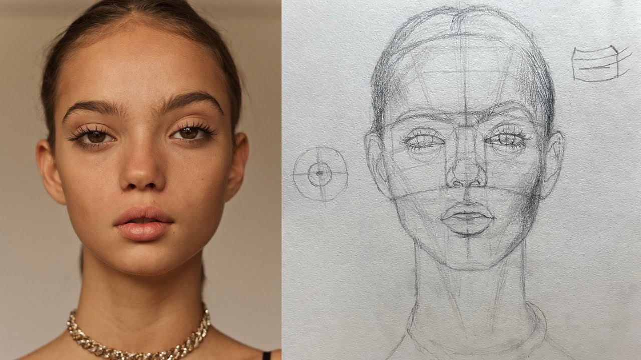 Drawing Realistic Portraits Using the Loomis Method (Full Breakdown)