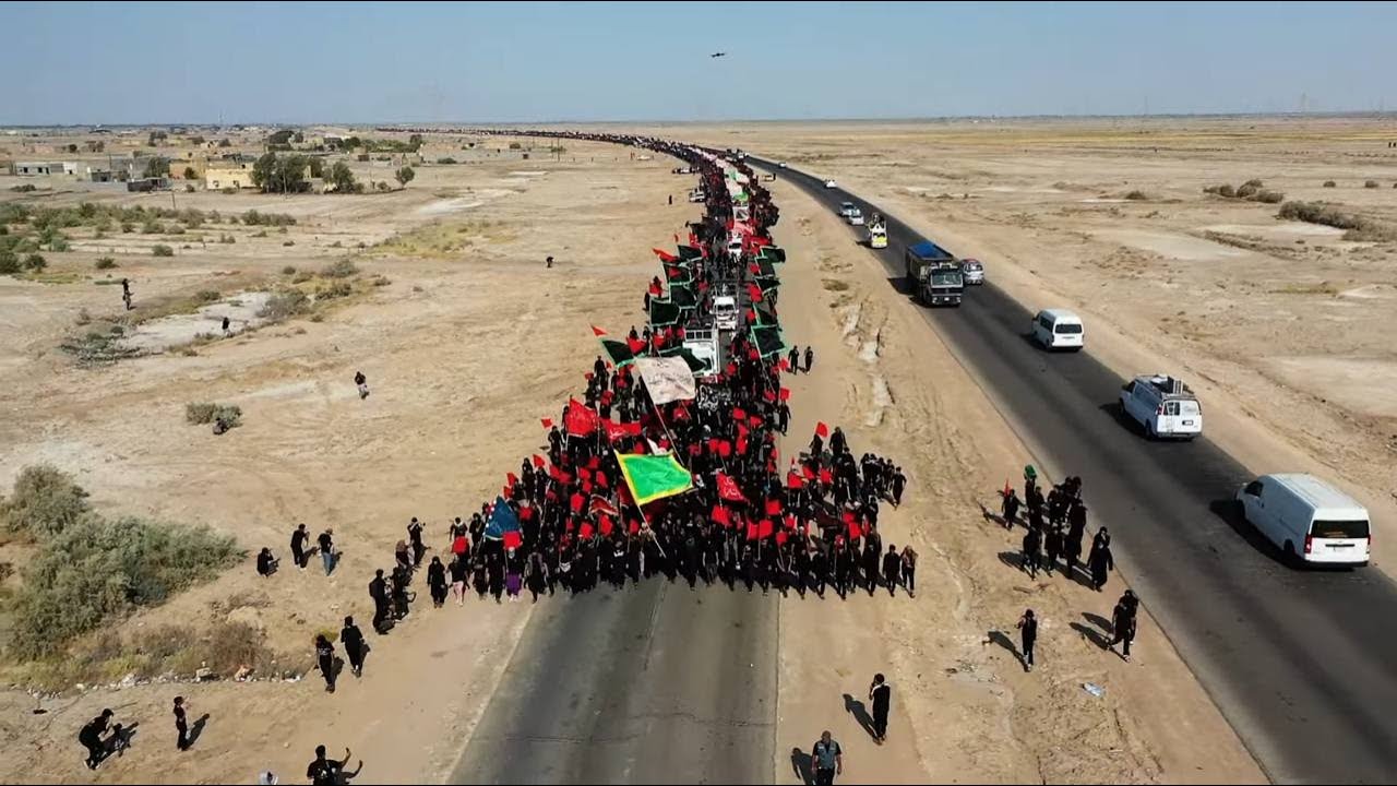 🔴البث المباشر المسيرة الاربعينية / طريق الخضر - السماوة #موكب_شهيد_الجمعة_الحسيني