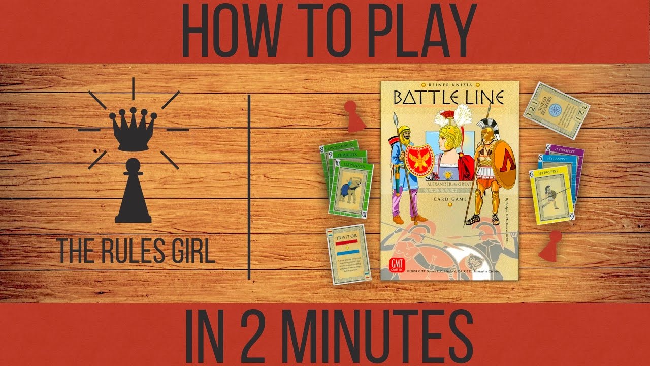 Как играть в Battle Line за 2 минуты — The Rules Girl