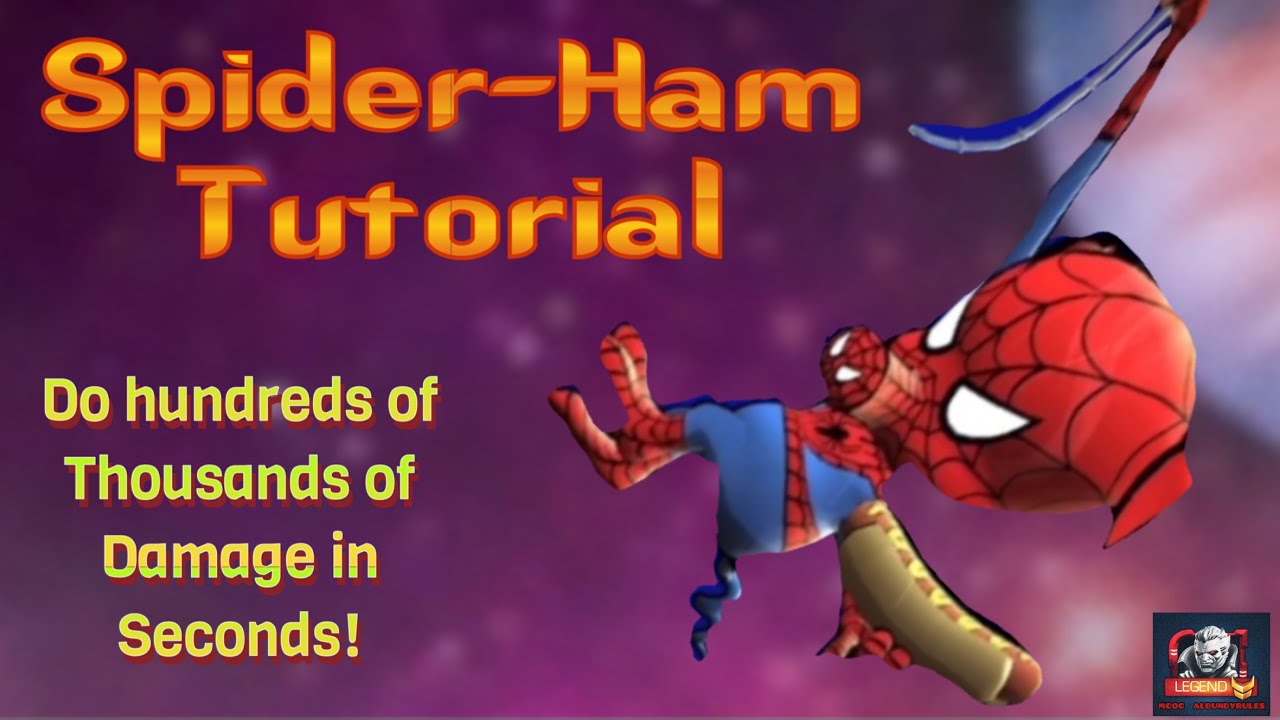 Spider-Ham Tutorial! Learn how to use one of the highest attacks potentials in the entire game!