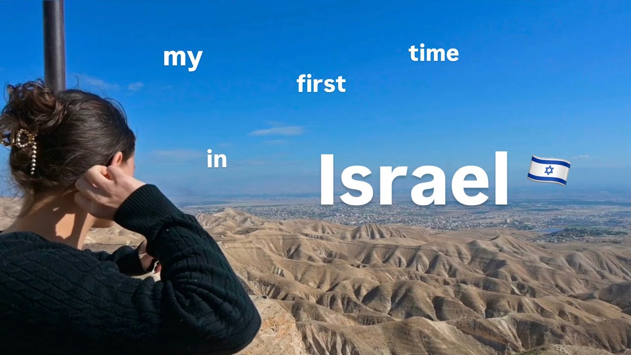 I went to ISRAEL🇮🇱 for the first time *one year ago* with my little sister and cousins!!