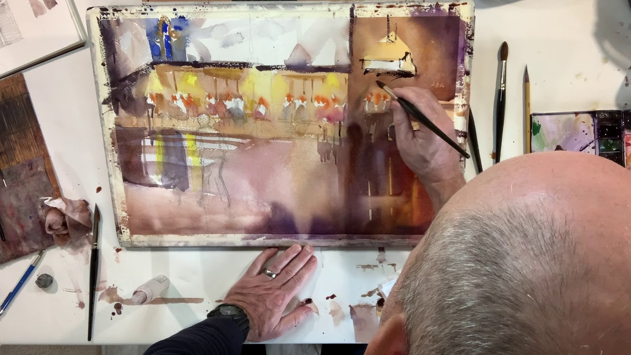 Watercolor Painting Demo by Ron Stocke