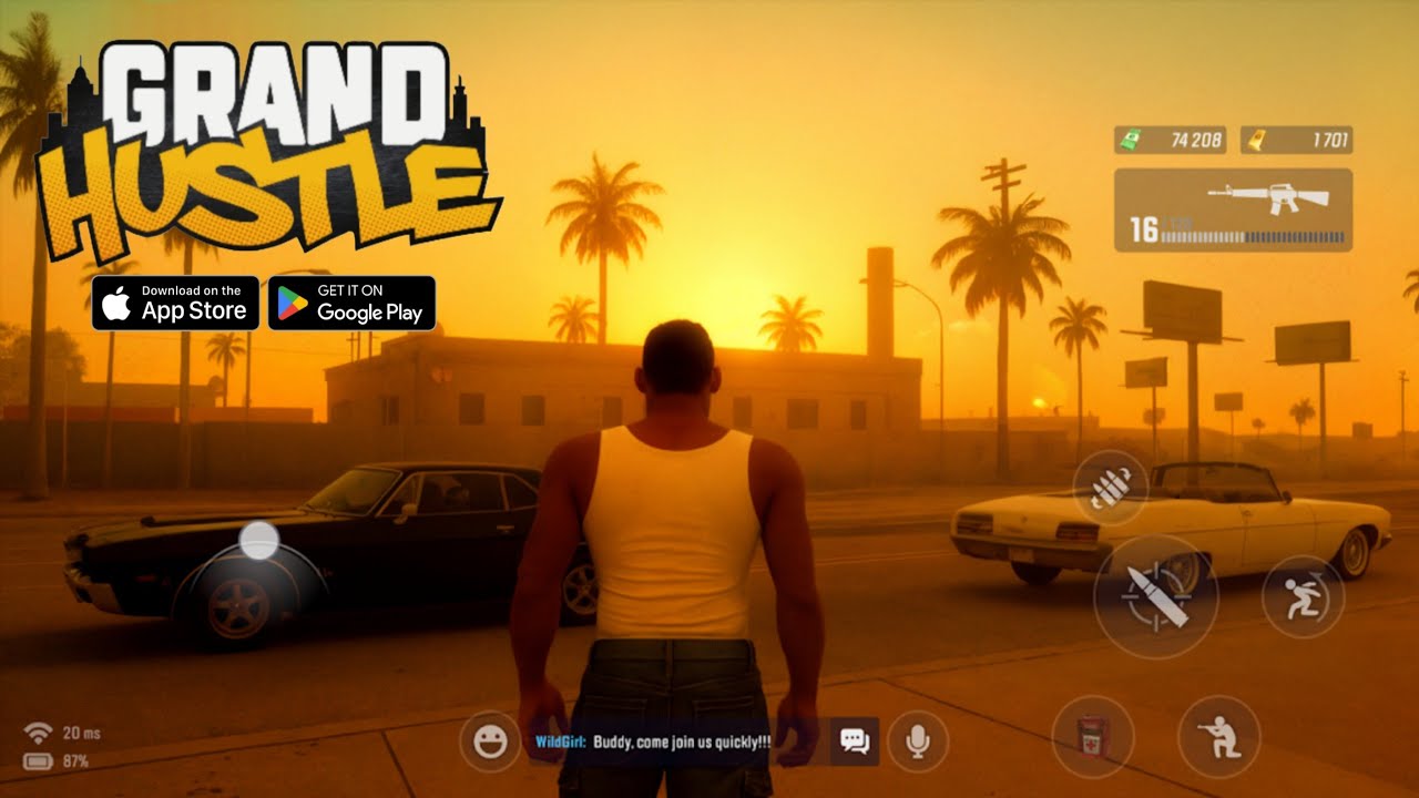 🔴 Grand Hustle RP: Online Game | Open World Multiplayer sandbox RPG gameplay | android iOS 📱