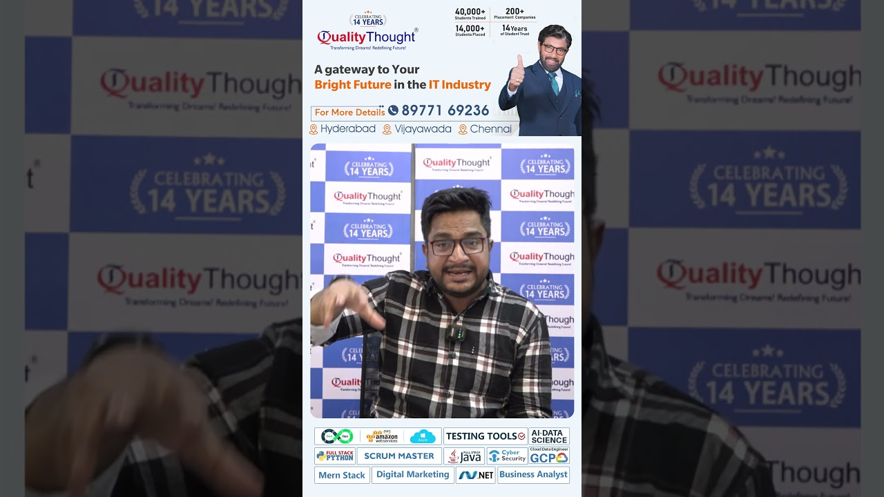 No.1 Software Training Institute in Hyderabad and South India  | Quality Thought Career Institute