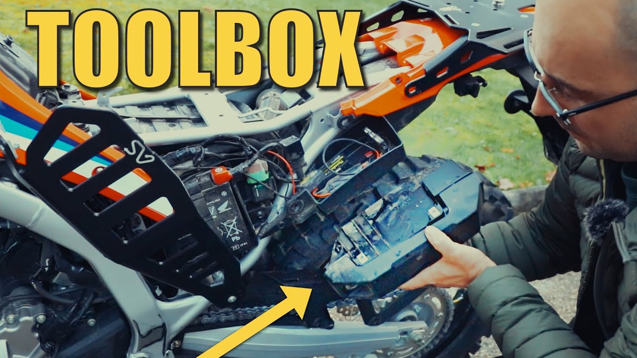 CRF300L TOOLBOX REMOVAL - HOW TO
