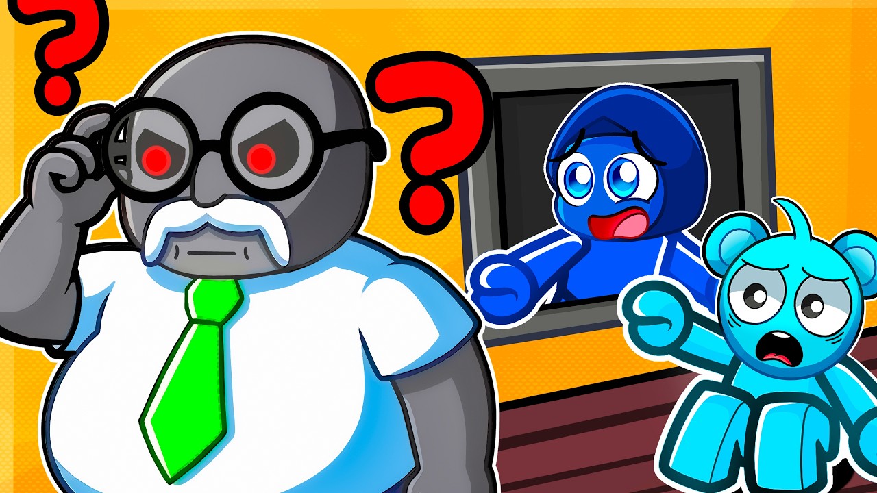 Jevin e Sky fogem da CRECHE DOS SPRUNKIS no Roblox