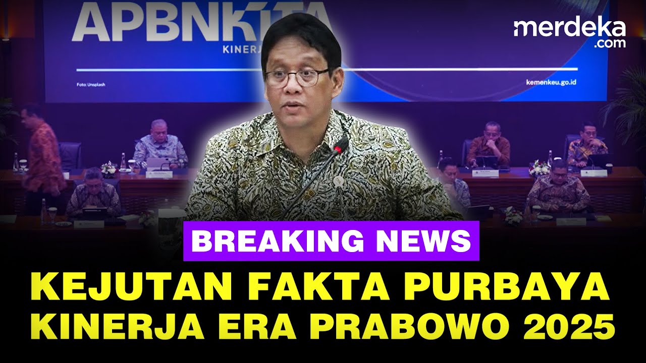 🔴LIVE -  Menkeu Purbaya Blak-blakan Fakta Kinerja Ekonomi Era Prabowo Sepanjang 2025