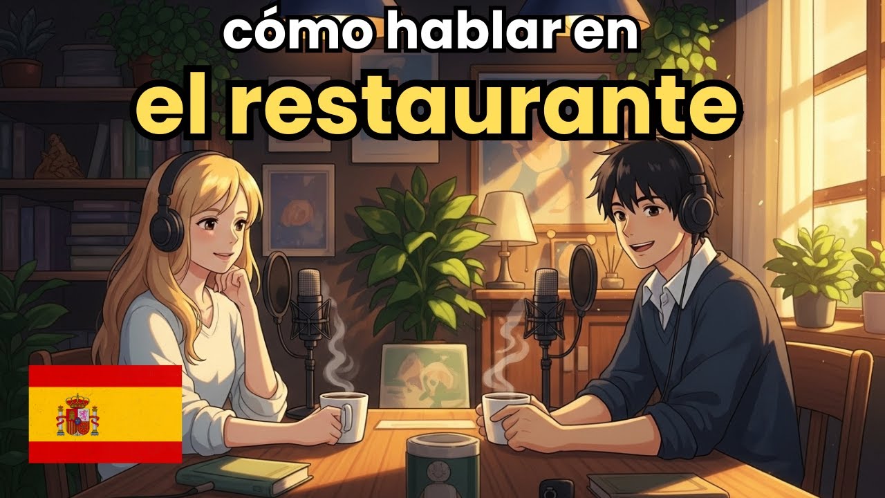 Learn Spanish: how to talk at the Restaurant | Easy Conversation for Beginners