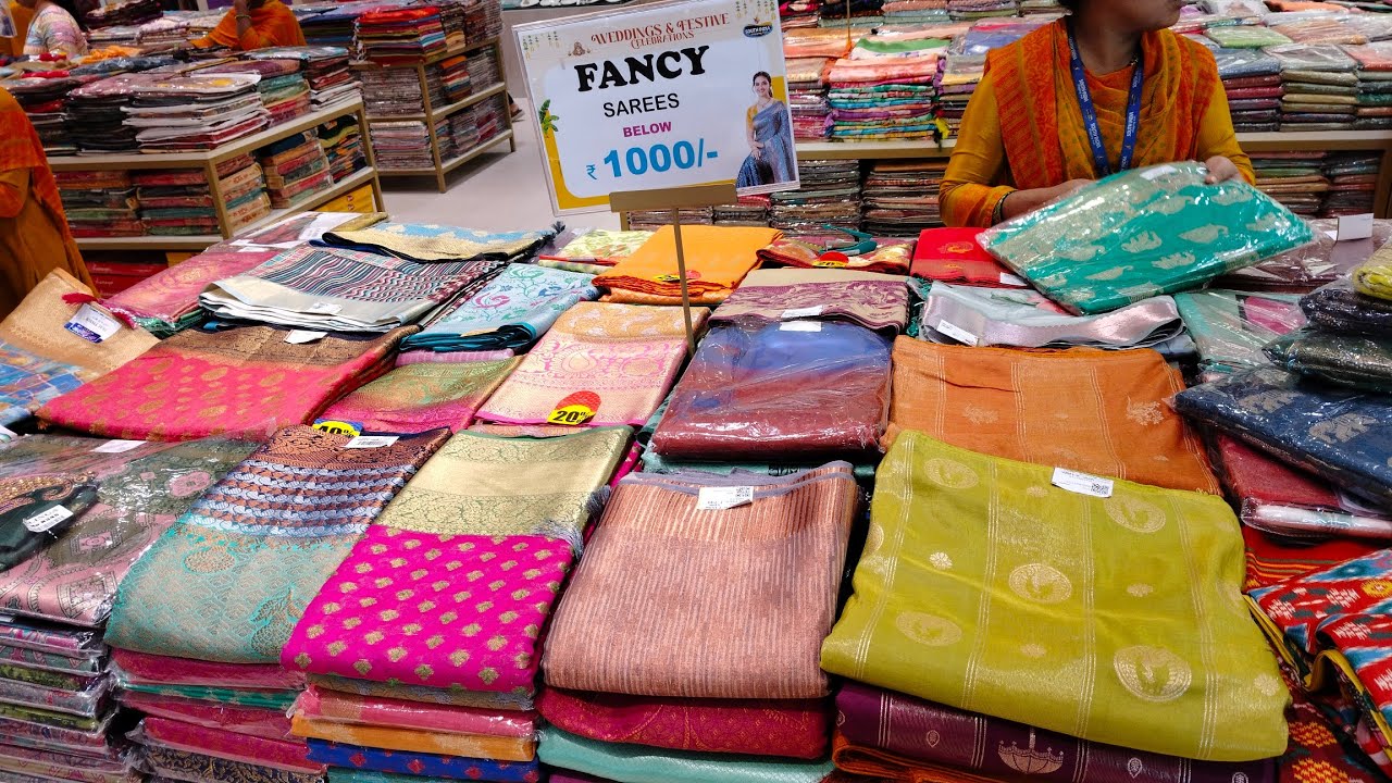 Christmas special 60% off at South India Shopping mall #christmasoffer #trendingsarees #pattusarees