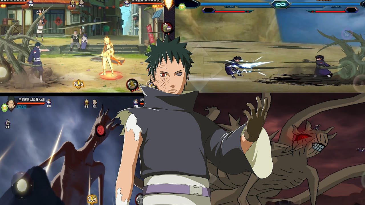[Release] BvN (Bleach vs Naruto) - Obito (Unmasked) × Naruto Mobile Skills