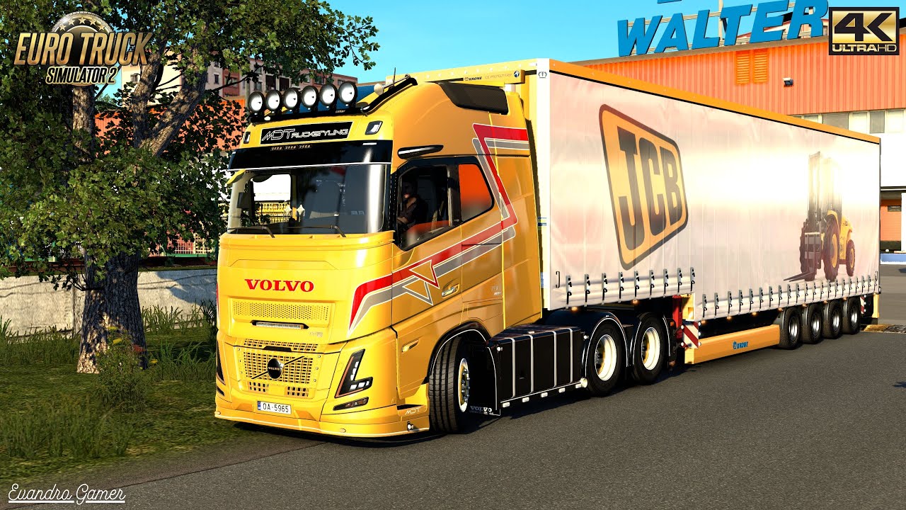 Volvo Aero DTM Tuning Pack Trailer Krone Jumboliner Ets2 V1.54