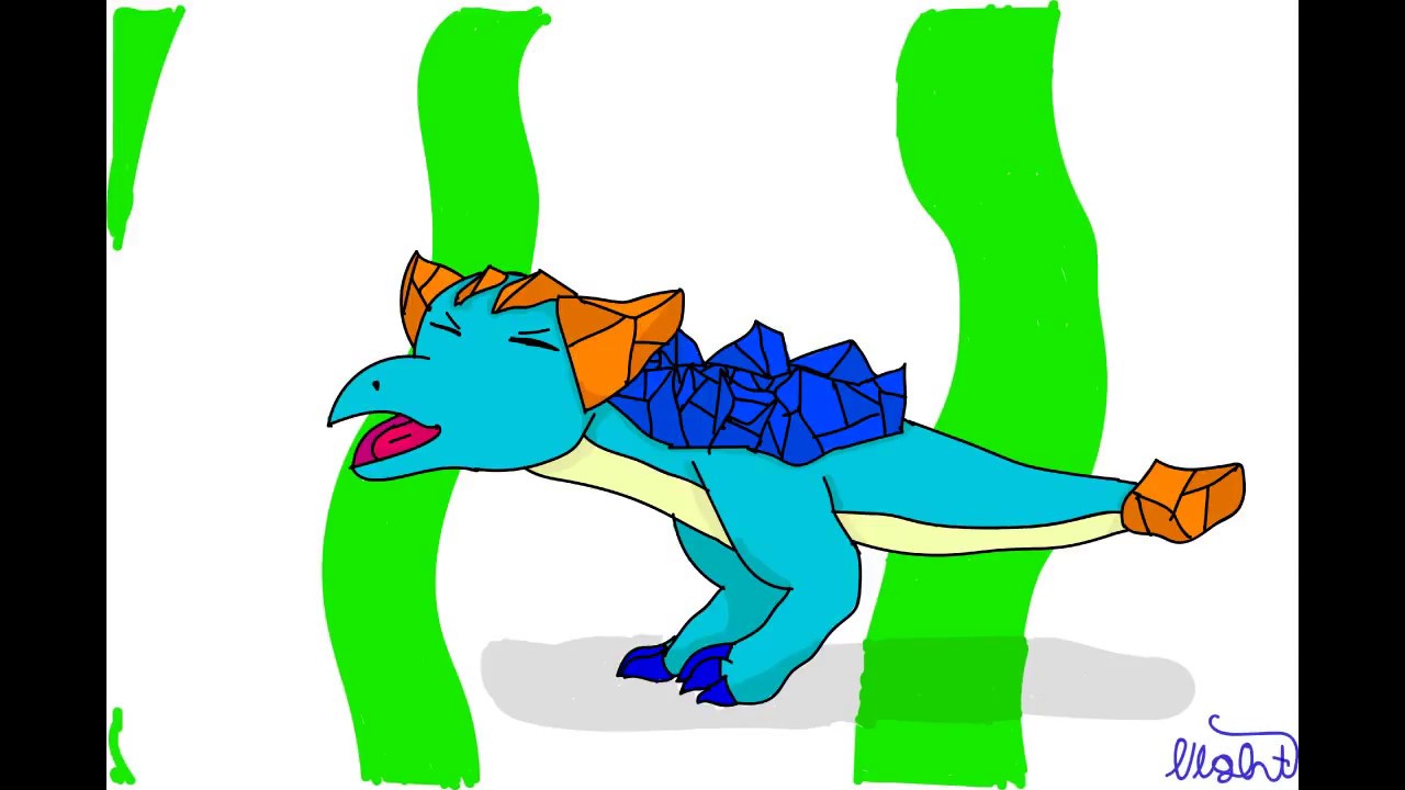 Dragonvale Topaz Dragon speedpaint
