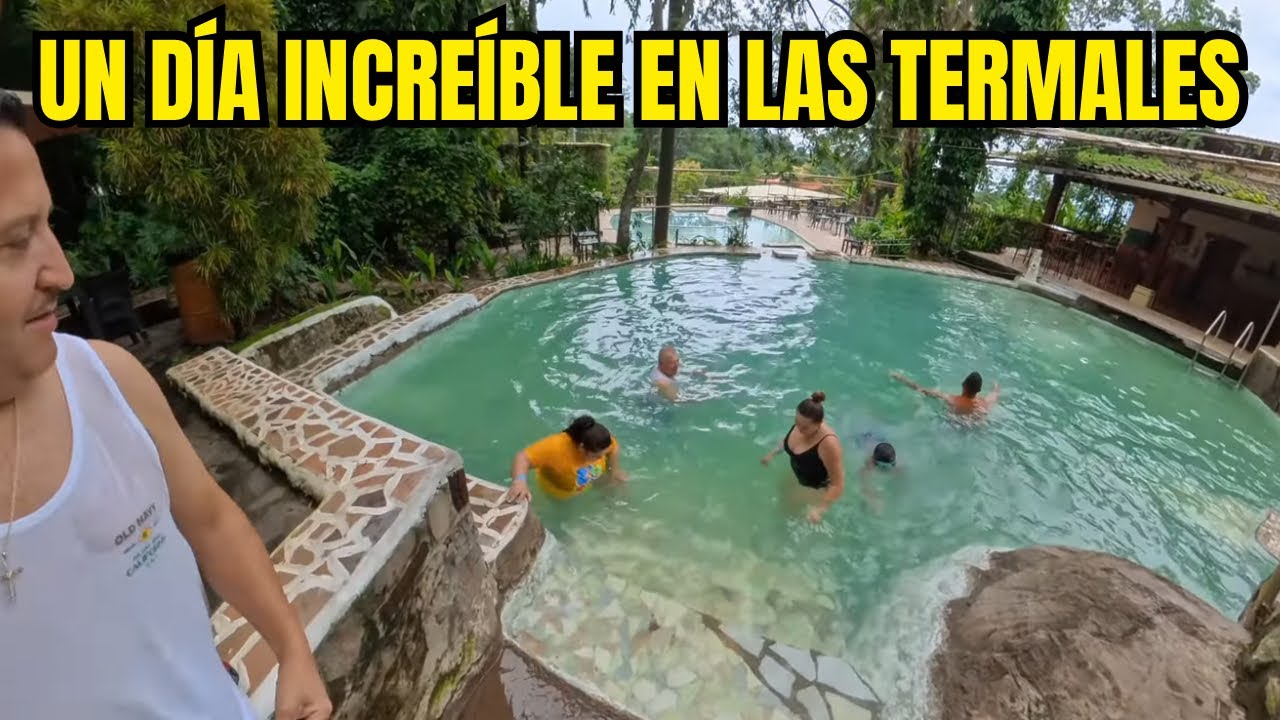 Un día relajante en las aguas termales con la familia 🔥😱