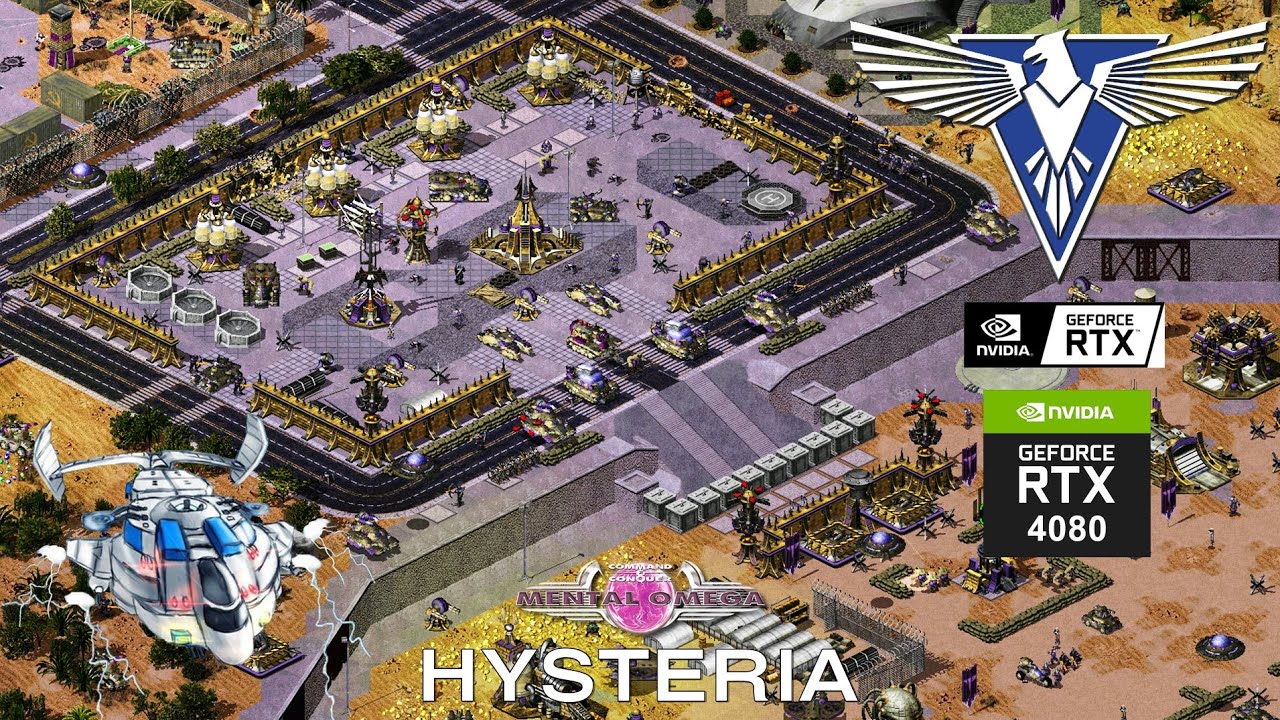 Red Alert 2 | Mental Omega 3.3.6 - Allied Mission 18 - Hysteria - RTX 4080