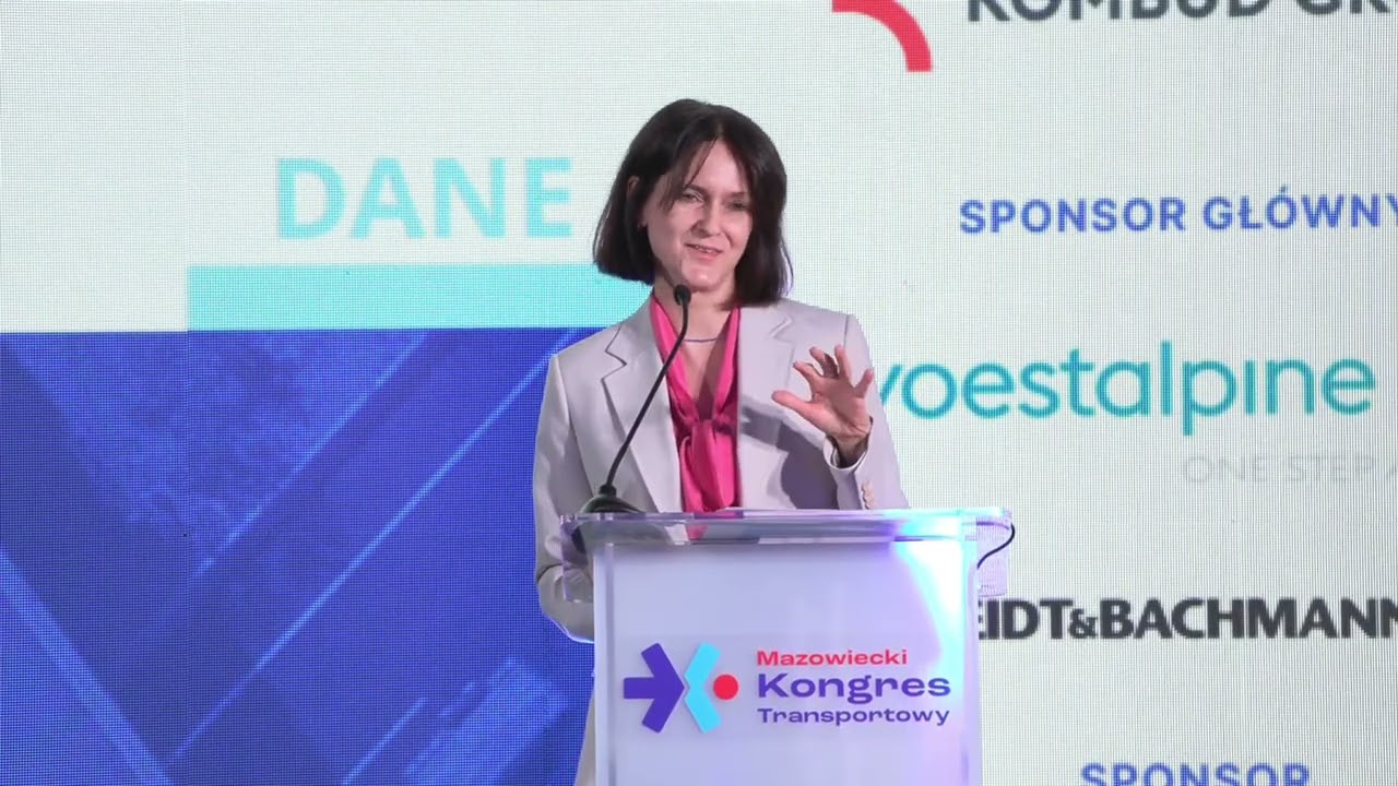 Joanna Lech - Projekty transportowe dla Mazowsza do roku 2035 prowadzone przez CUPT