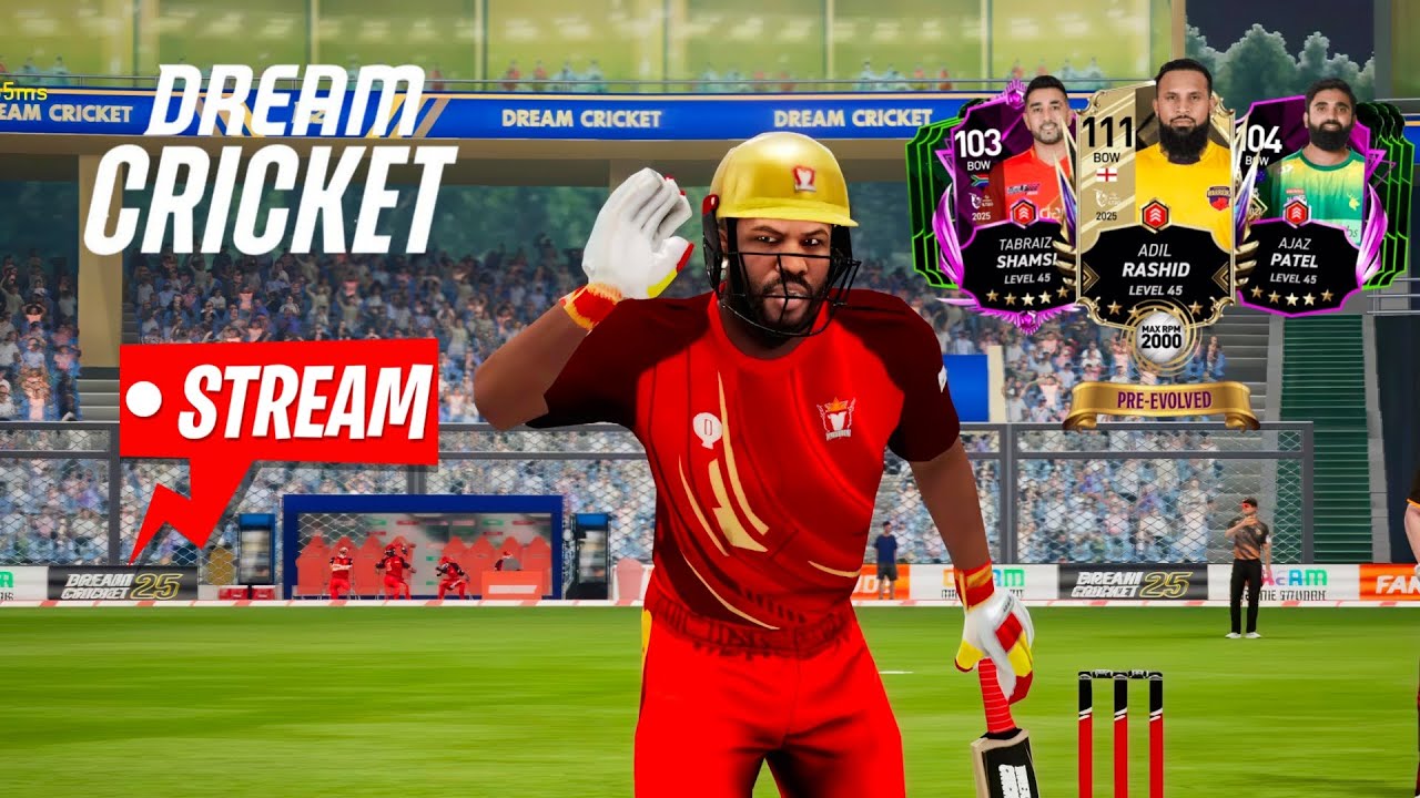 🔴DREAM CRICKET Live !🔥New Drops & Pack Opening ? ! Multiplayer ! Top 100 Rank Push Live