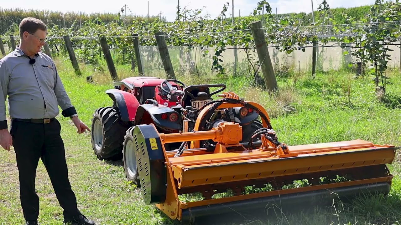 Farmgard NZ | Seeka Orchards with their Farmgard Berti Mulcher -TFB-Y200