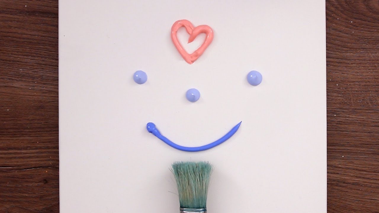 Heartwarming Acrylic Painting #607