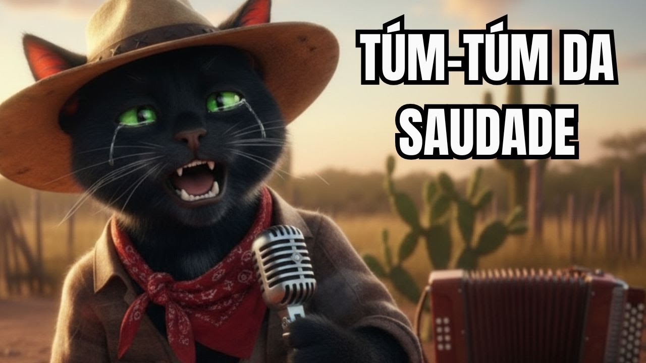 O GATO QUE FEZ O SERT&Atilde;O CHORAR  T&uacute;m-T&uacute;m da Saudade &ndash; AUMIGATO (Forr&oacute;) 🐈&zwj;⬛