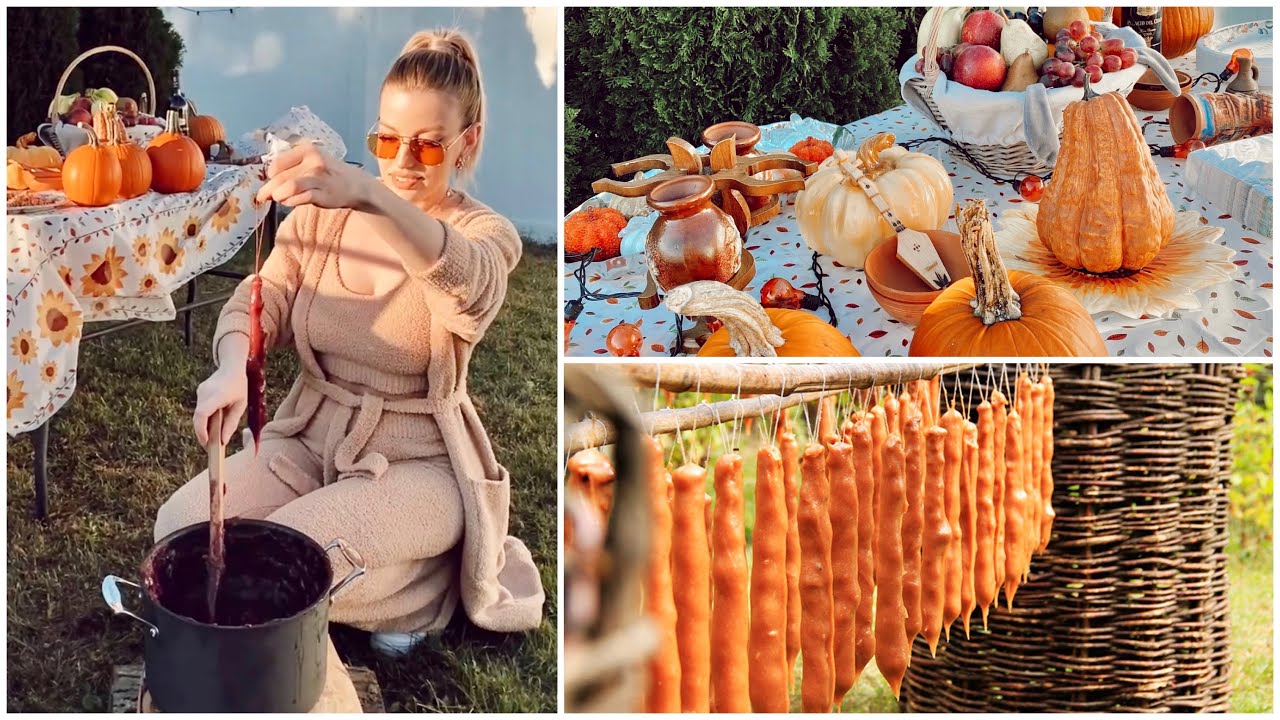 აღვნიშნავთ შემოდგომას🍁🍂 | Fall party | ვლოგი | natia mua