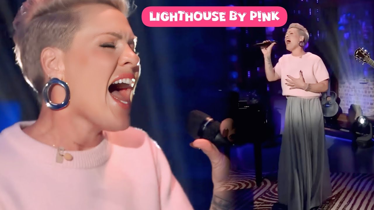 Lighthouse By P!nk With Lyrics | Beautiful English Song Live Singing Performance In USA |