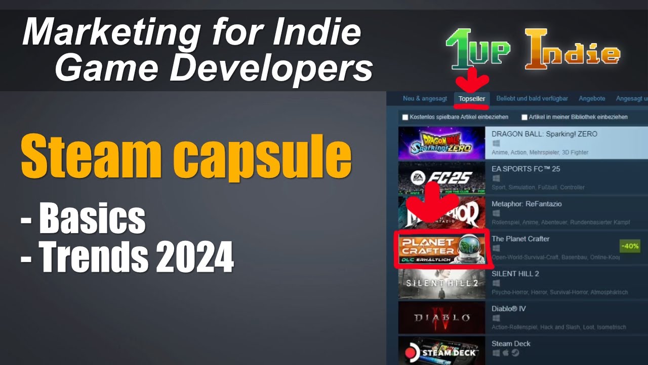 Steam capsule art, what is there to know? [Marketing for Indie developers]